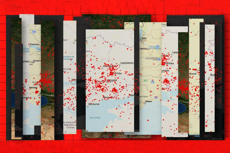 وكالة ناسا تتيح للعامة متابعة سير الحرب في أوكرانيا عن غير قصد من خلال موقع مصمم لتتبع الحرائق حول العالم (غيتي)