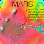 علماء اكتشفوا بركانا عملاقا تآكل بشدة قرب خط الاستواء المريخي (معهد سيتي)