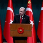 أردوغان قال إنه بات واضحا مَن فتح الطريق للمجزرة الإسرائيلية المستمرة في غزة، ومن دعمها ومن بقي متفرجا (الأناضول)