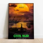 الملصق الدعائي لفيلم "الحرب الأهلية" (Civil War) (الجزيرة)