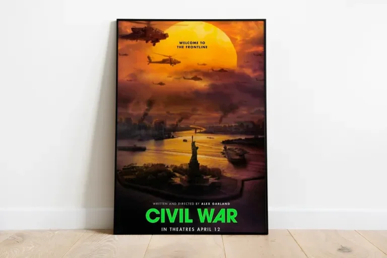 الملصق الدعائي لفيلم "الحرب الأهلية" (Civil War) (الجزيرة)